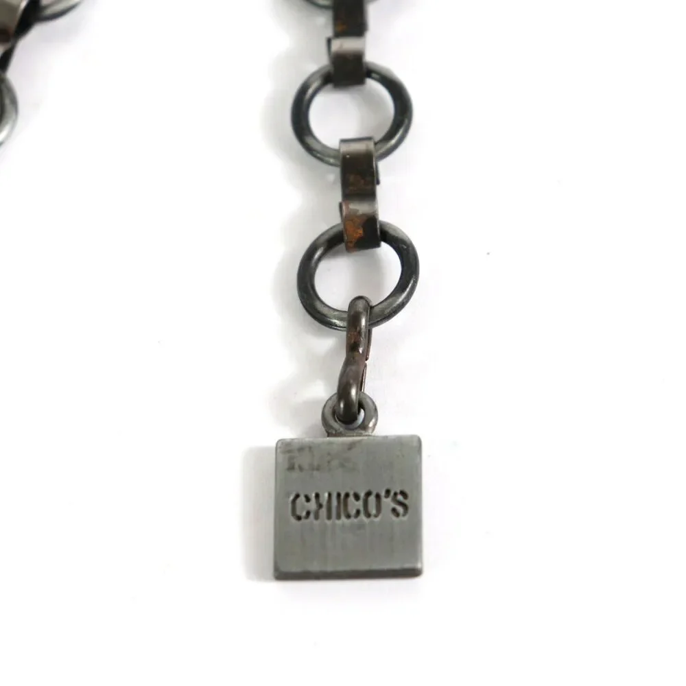 Chico's faux tortoise shell link belt